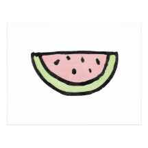 Summer Watermelon Post Card