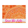 Summer Wedding Orange Batik Fractal