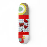 Summer Wild Poppy Skateboard by Rupydetequila Summer Wild Poppy Skateboard