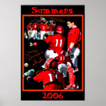 Summers Freshman Baseball Poster posters