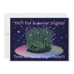 Summers Night Party Invitation