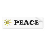 Summersgarden Sunshine Yellow and Black - Bumper Sticker
