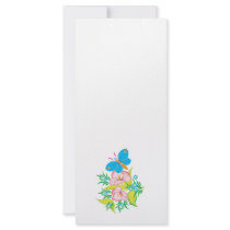 summertime butterfly floral design customized rack card