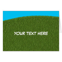 SUMMERTIME LAWN CARD ~ CUSTOMIZE!