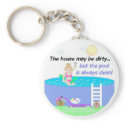 Summertime Pool Fun keychains