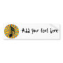 Summertime Semiquaver - 16th note music symbol Bumper Stickers