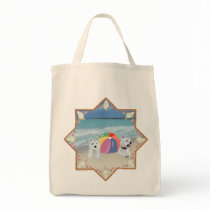 Summertime Westies Blue Water Canvas Bags