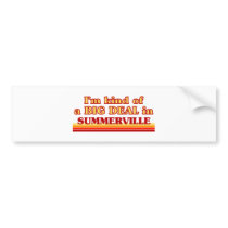 SUMMERVILLEaI am kind of a BIG DEAL in Summerville Bumper Stickers