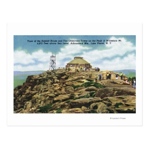 Summit House, Fire Observers Tower View Post Cards