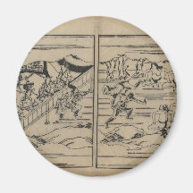 Sumo circa 1600s Japan Magnets