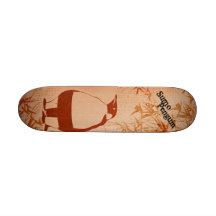 Sumo Penguin Custom Skate Board