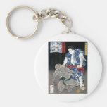 Sumo wrestler choking an enemy c. 1867 keychain