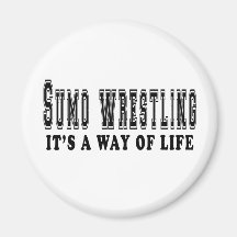 Sumo Wrestling It's way of life Fridge Magnet
