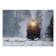 Sumpter Valley Train Christmas Card
