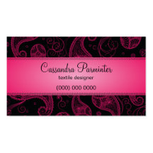 Sumptuous Paisley Business Card
