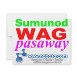 Sumunod Wag Pasaway invitations