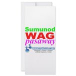 Sumunod Wag Pasaway rack cards