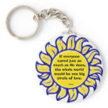 sun_29, If everyonecared just asmuch as He does... keychains