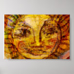 Sun Abstract posters
