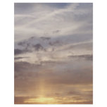Sun and Clouds Flyer Background