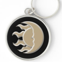 Sun and Moon Key Chain