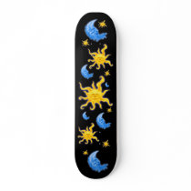 Sun and Moon Skateboard