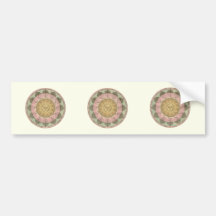 Sun and Seasons Detail from Antique Map circa 1780 Bumper Stickers