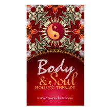 Sun Balance New Age Reiki Yoga Business Cards