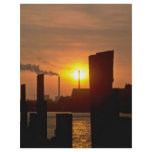 Sun Behind Chimneys Flyer Design