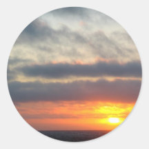 Sun Between Skies Sticker