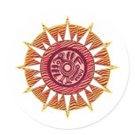Sun Bird 4 Stickers