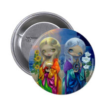 "Sun Child and Moon Child" Button