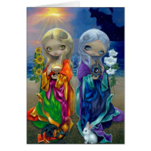 "Sun Child and Moon Child" Greeting Card