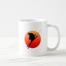 Sun cool skiing mug