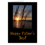 Sun Down at the Lake Card