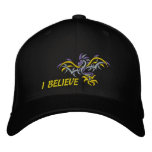 sun dragon  yellow sun embroidered hat