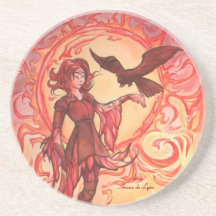 Sun Elf Drink Coaster