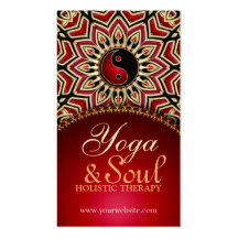 Sun Flower Power NewAge Reiki Yoga Business Cards