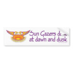 Sun Gazers Bumper Sticker bumper stickers