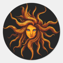 Sun Goddess Sticker