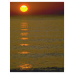 Sun Going Down Over Sea Personalized Flyer
