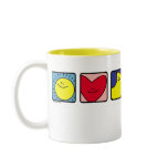 Sun Heart Moon Cloud Star Flower Mug