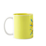 Sun in Clouds - Two-Tone Mug (yellow)