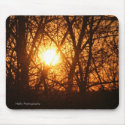 Sun in Woods mousepads