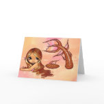 "Sun Kissed Mermaid" Greeting Card