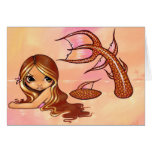 "Sun Kissed Mermaid" Greeting Card