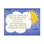 Sun Love For Earth by Hafiz postcards