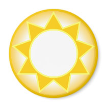 Sun Fridge Magnets