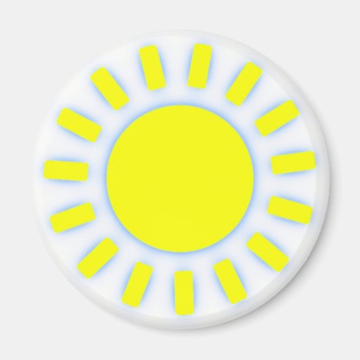 Sun Refrigerator Magnets
