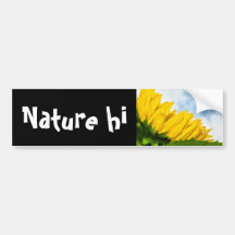 sun rests bumper sticker